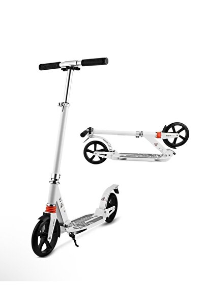 Generic Adult Scooter with Dual Suspension Folding Scooter with Big Wheels for Teens and Kids Ages 12 and Up