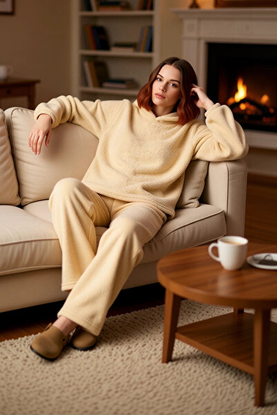 PayBuy Set de pijamale Wellsoft cu glugă pentru femei Funcțional Durabil Cali...