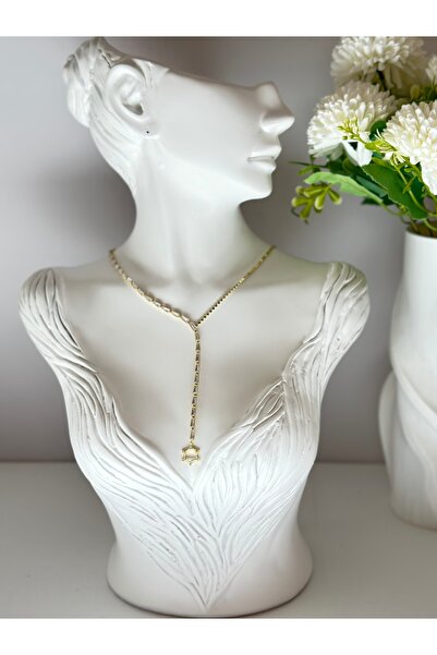 New Meluna Vip Steel Zircon Stone Women's Steel Y Necklace Does Not Tarnish W...