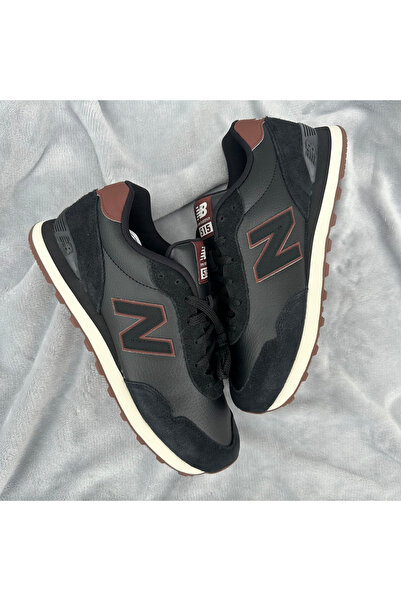New Balance Sport Shoes 515 Black -Black Suede black brown