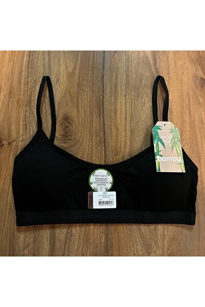 Anıt Women's Comfortable String Strap Bustier with Removable Bamboo Pads