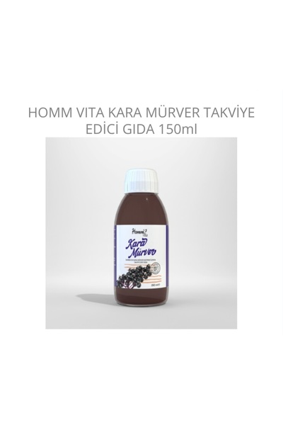 Homm Bitkisel HOMM VITA KARA MÜRVER TAKVİYE EDİCİ GIDA 150ml