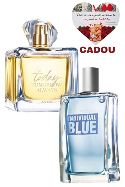 AVON Set TTA Today Eau de Parfum for Her, 100ml+Individual Blue Eau de Toilette, 100ml