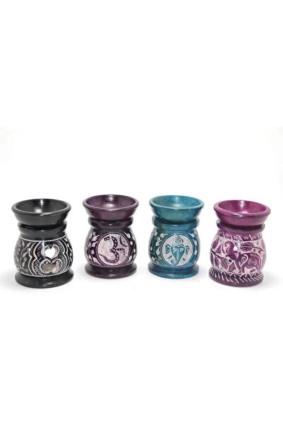 Epilons Arzător de cădelniță din piatră obsidiană Ksk2227