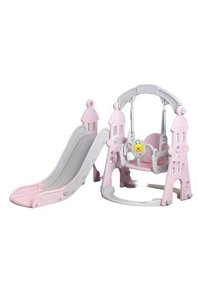 My modern game زحليقة للأطفال داخل المنزل زحليقة وأرجوحة وسلسلة كرة سلة وسلّم...