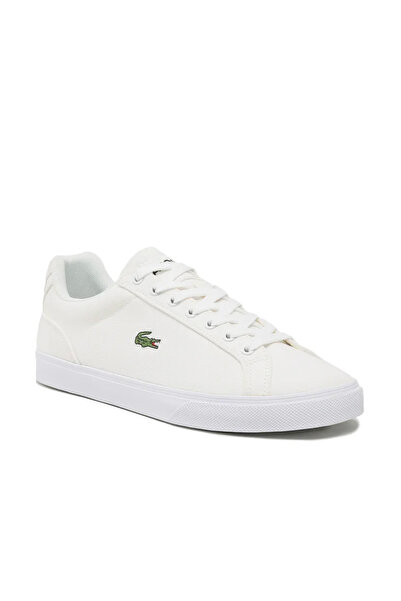 Lacoste Textile Sports Shoes Low White Canvas Cream Sail Canvas