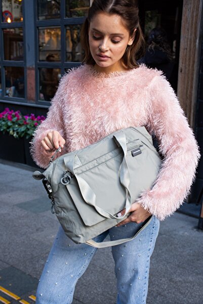 RKY SERENITY Sanmorris Expandable Side Zipper Parachute Fabric Adjustable Shoulder Bag