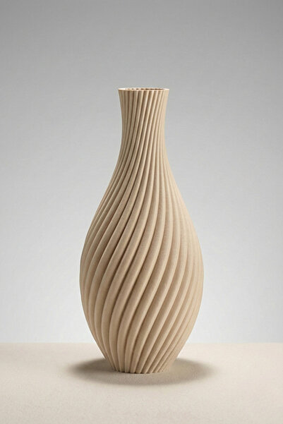 Smile3D Tasarım Dekor Vazo 20 cm 3d Ağır Baskı