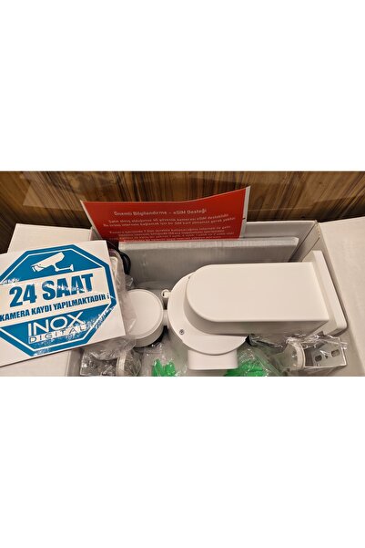 inox İNOX-X14 4 KAMERALI SOLAR PANELLİ E-SİM ÖZELLİKLİ FULL RENKLİ KAMERA (SİM KART GEREKTİRMEZ)