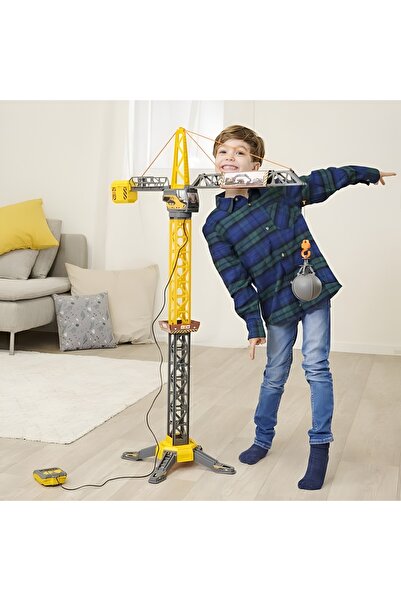 Dickie Toys Uzaktan Kumandalı 360 derece Dönebilen Mighty Crane VİNÇ 110 CM LİSANSLI OYUNCAK