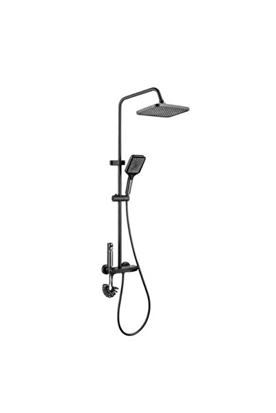 Generic Shower Set, Bathroom Rainfall Shower Black