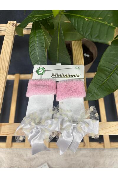 NurcanBebe Towel Socks with Bow Accessories