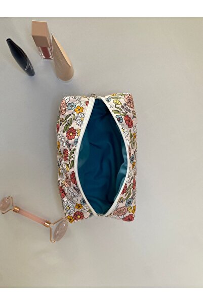 TALL WAY Spring Flower Toiletry Bag- Large Size