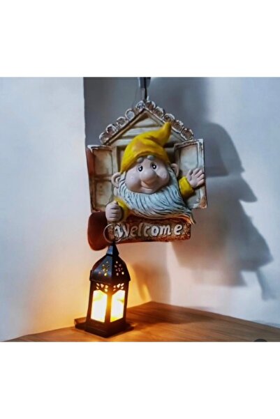 Ataart DEKORATİF FENERLİ WELCOME CÜCE