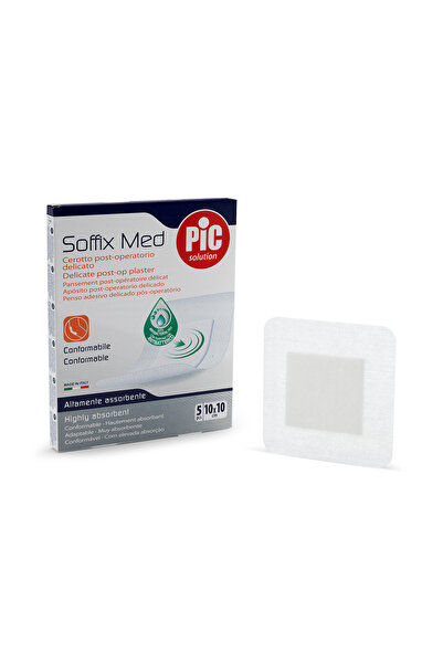 PIC SOLUTION ITALY Soffix Med with CHG Plaster 10 cm x 10 cm (5 pcs)