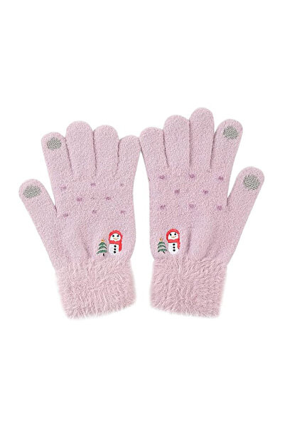 Techsuit Women's gloves Techsuit, purple, 21 cm, ST 0011