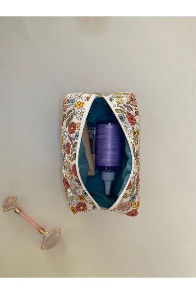 TALL WAY Spring Flower Toiletry Bag- Large Size