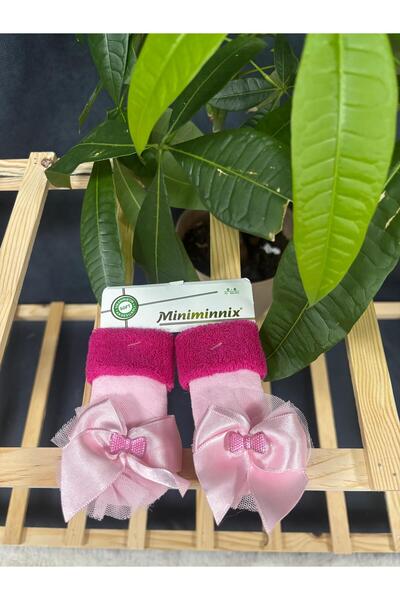 NurcanBebe Towel Socks with Bow Accessories