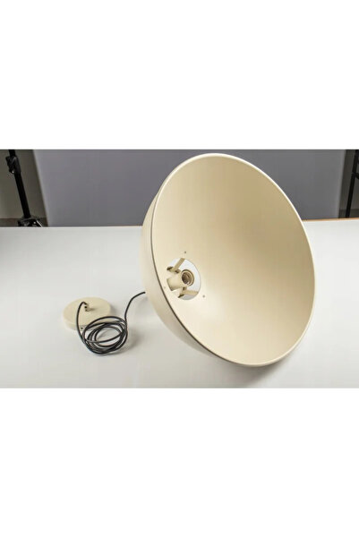 Gonga Retro style pendant lamp, made of galvanized steel, diameter 51 cm, E27 20 W, Gonga® Cream