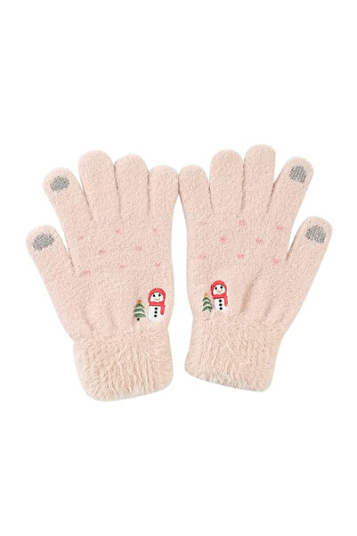 Techsuit Women's gloves Techsuit, beige, 21 cm, ST 0011