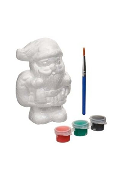 SHOPIENS Set creativ de Crăciun cu figurină 3D Moș Crăciun și 3 recipiente de...