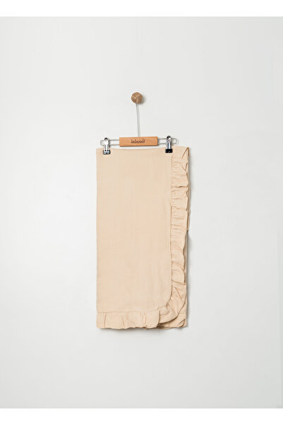 Bebezade بطانية من الموسلين بطبقة مزدوجة مكشكشة