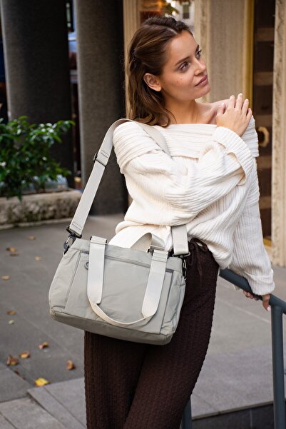 RKY SERENITY Sanmorris 5-Eye Patterned Parachute Fabric Adjustable Crossbody Strap Hand and Shoulder Bag