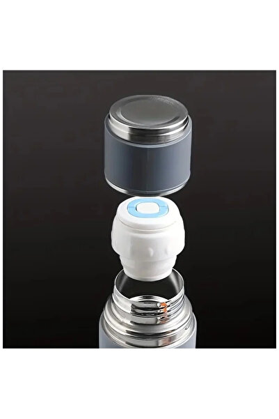 Gonga Thermos set with 3 stainless steel cups, 0.5L, Gonga® Grey