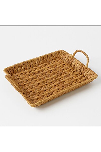 DÜLGERR AHŞAP hasır sepet tepsi