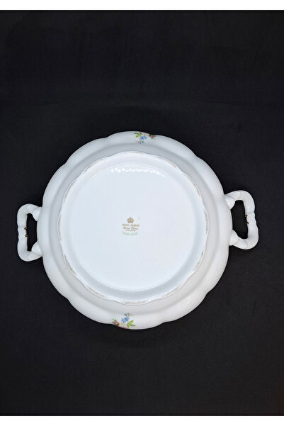 Royal Albert Moss Rose Bone China Porcelain Serving Bowl with Lid and Handle