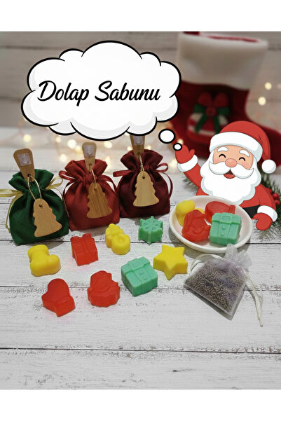 SEYORASOAP Yılbaşı Temalı Lavanta Kokulu Dolap Sabunu - Doğal Sabun - El yapı...