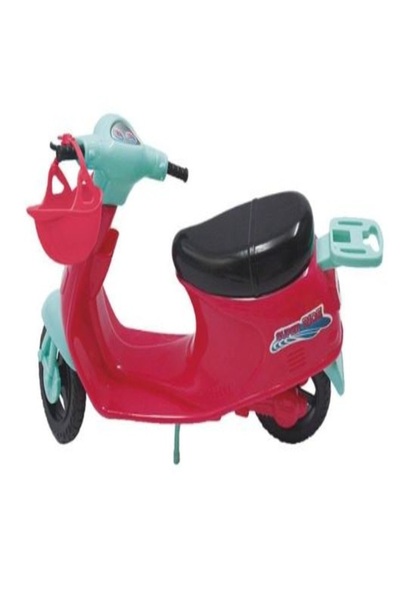 OEM Blonde Doll for Girls, with Motorcycle, Helmet and Backpack