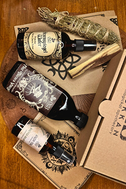 Orb dükkan Sanctuary Box Evin İçin Arınma ve Koruma Ritüel Seti Palo Santo FT...