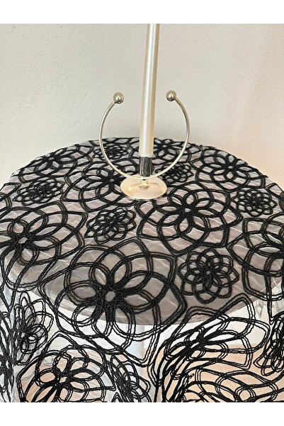 Genel Markalar Fiskos Masa Örtüsü Tül Güpürlü Çeyizlik