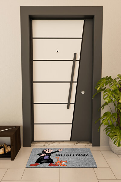 Dormot High Quality Digital Printing, Gargamel Welcome Themed Doormat