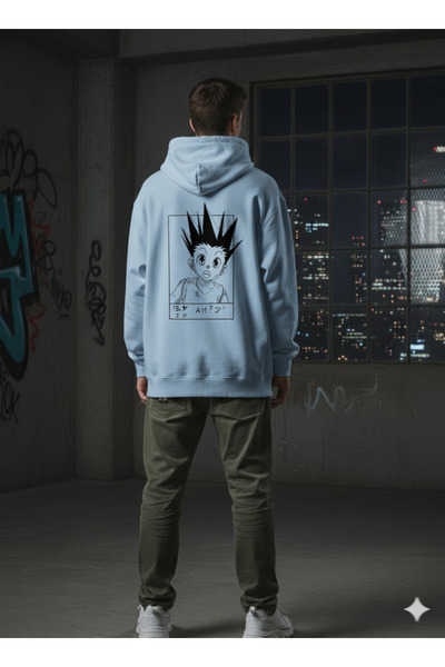EFFRENATU Gon Freecss Printed Hoodie Hooded Sweatshirt