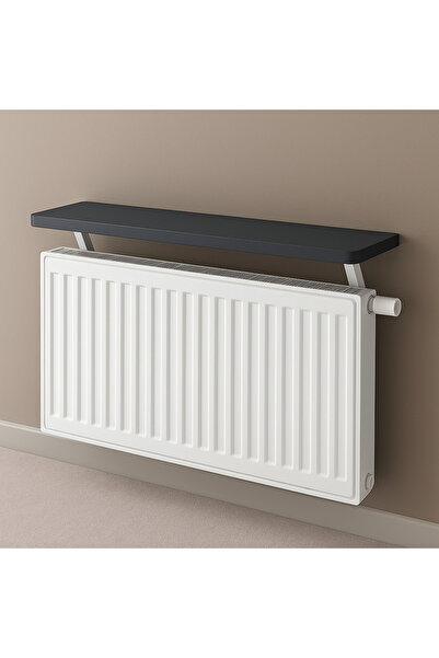 Kydonia Home 72x15 cm MDF Montajsız Petek Üstü Dekoratif Raf Kalorifer Peteği Üstü Uçan Raf