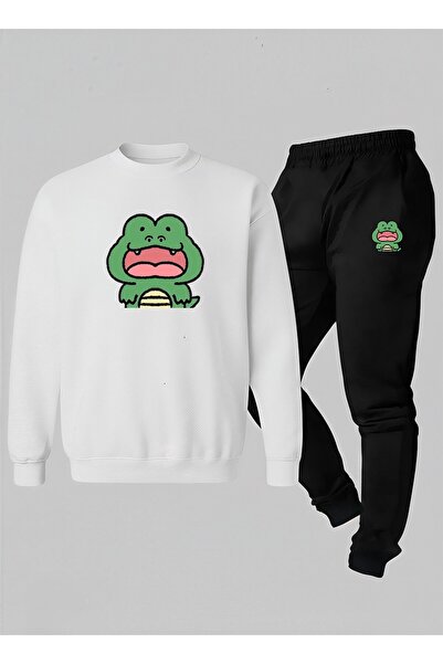 LORVEX Îmbrăcăminte pentru copii tricou - Set de trening cu guler rotund, cu ...