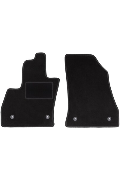 Autoalorria Covorașe auto față pentru: Fiat 500L Monovolum (2012-): Negru