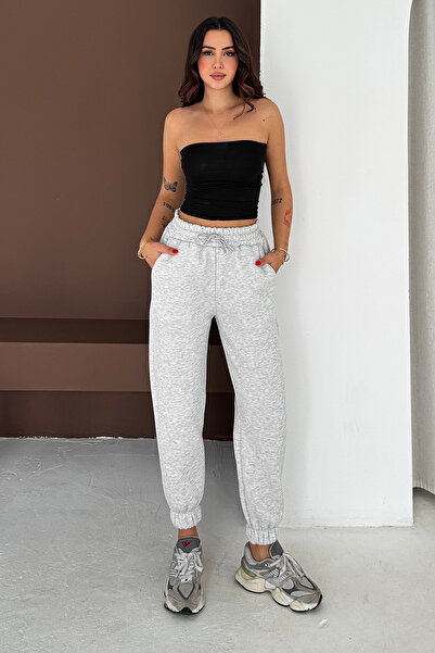 Noa Noa Γυναικείο παντελόνι Jogger με ψηλή μέση – Soft Motion