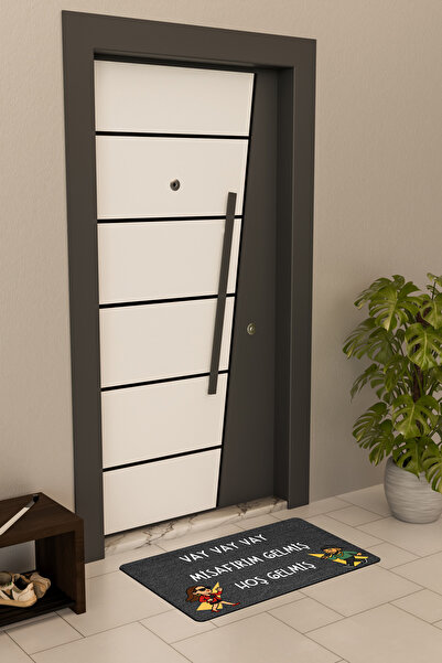 Dormot High-Quality Digital Printing, Humorous Wow Wow Wow Welcome Themed Doormat