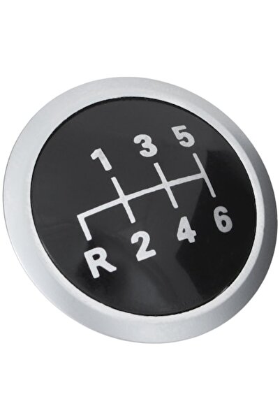 Autowag Emblemă schimbător de viteze, M Autowag, 6 trepte, neagră cu detalii ...