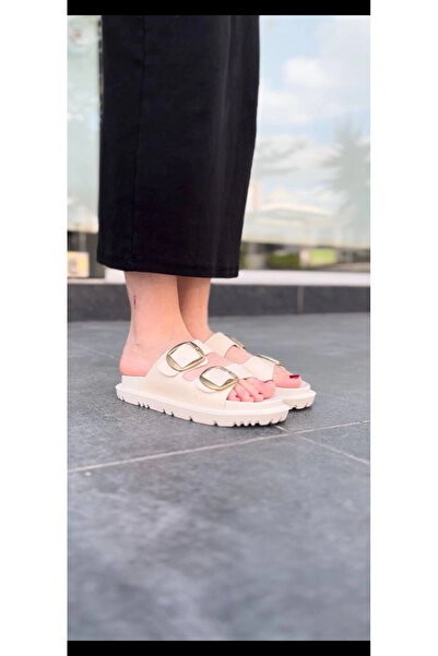 ZENGEZUR MALL Sptrns Kbtx-1 Kuback Beige Daily Women's Slippers (230111) (Size: 40)