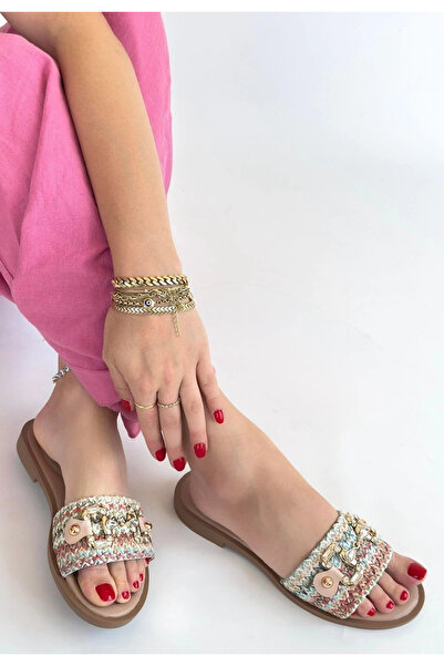 ZENGEZUR MALL Παντόφλες SPTRNS Gonne πολύχρωμες ψάθινες (232714) (Μέγεθος: 36)