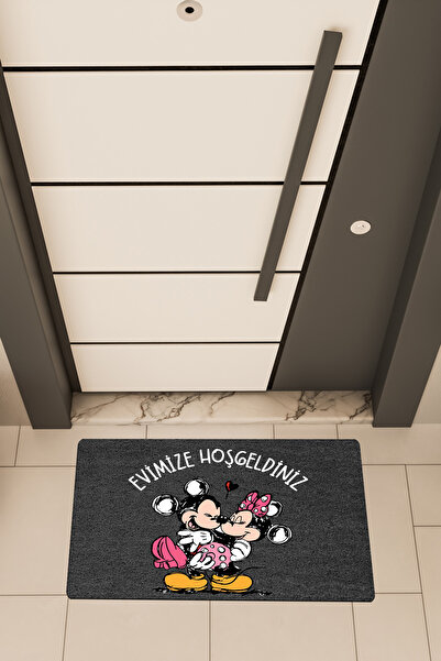 Dormot High-Quality Digital Printing, Standard, Miki, Welcome to Our Mini House Themed Doormat