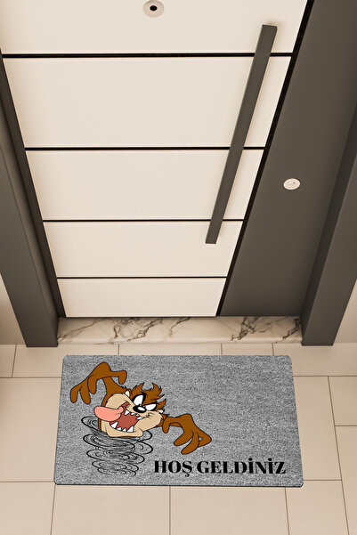 Dormot High-Quality Digital Printing, Tasmanian Devil Welcome-Themed Doormat