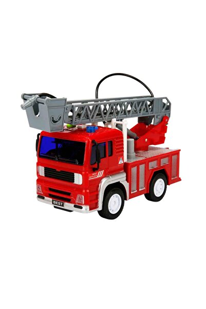 Sunman Maxx Wheels Sesli ve Işıklı Su Fışkırtan İtfaiye Aracı 20 cm.