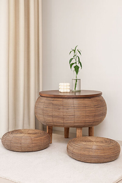 Generic Versatile table set with uniquely stylish seating cushions