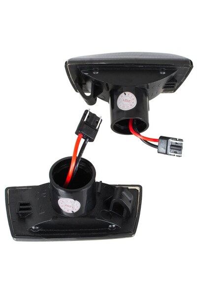 Autowag Set of 2 dynamic side LED indicators for Opel Astra H, smoked black