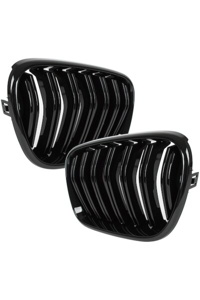 Autowag Accesorii faruri BMW X3 F25 F26 2011-2014 set 2 piese negru lucios